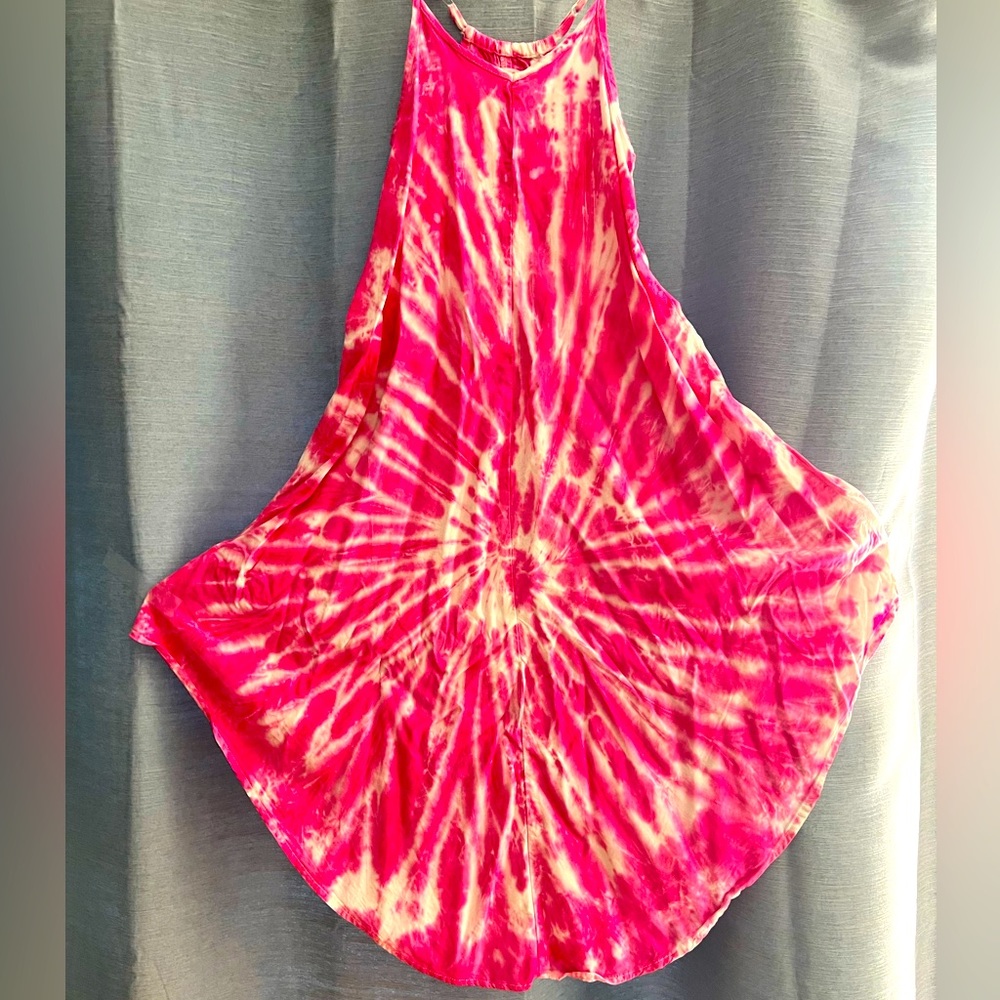 Cat and Jack Kids Tie-Die Pink dress